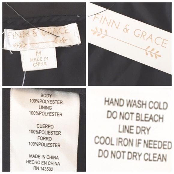 FINN & GRACE One-Shoulder Ruffle Overlay Polyester Top, Black, Medium - Picture 7 of 7